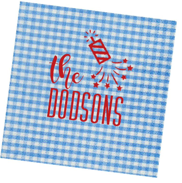 custom summer napkin