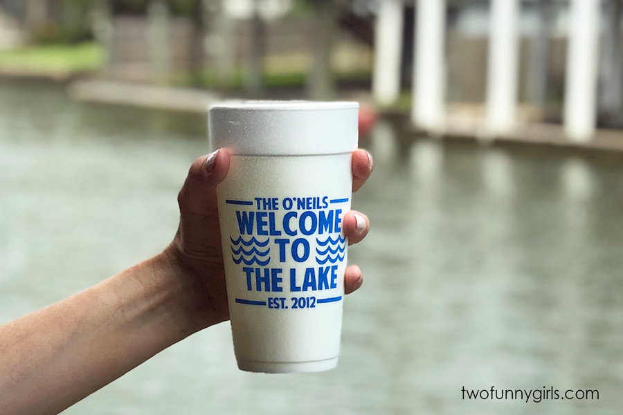 Styrofoam Cups for Summer Pool, Lake, Boat