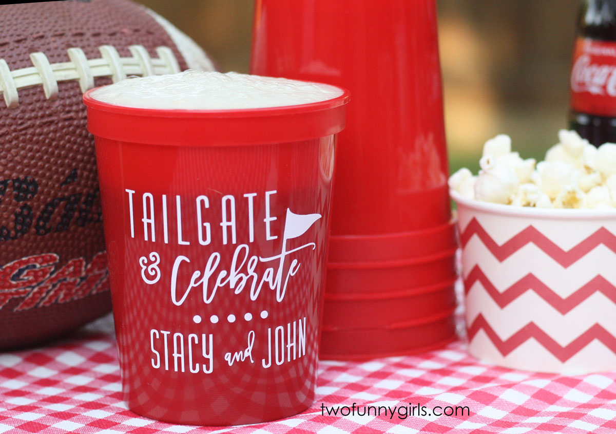 Personalized Styrofoam Cups for Football Tailgating