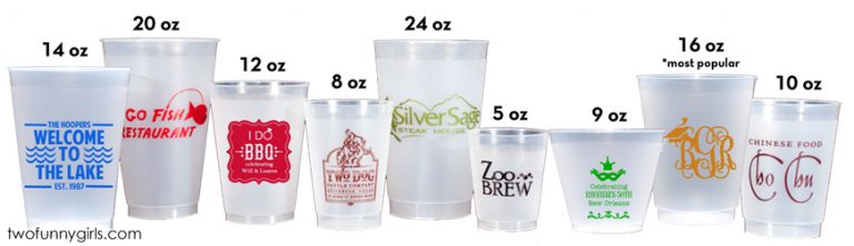 Custom Printed Campus Skyline Shatterproof Roadie Cups