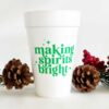 Custom Christmas Styrofoam Cups | Bulk Printing for 25+ Sleeves {One Design in 10 Pack Sleeve} - Image 11